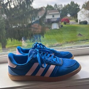 Adidas Blue and Pink Sneakers